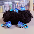 Blue Calcifer Keychain