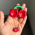 Cherries Love WorryStone 🍒